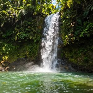 The waterfall inland